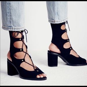 Jeffery Campbell Lola Lace Up Heel